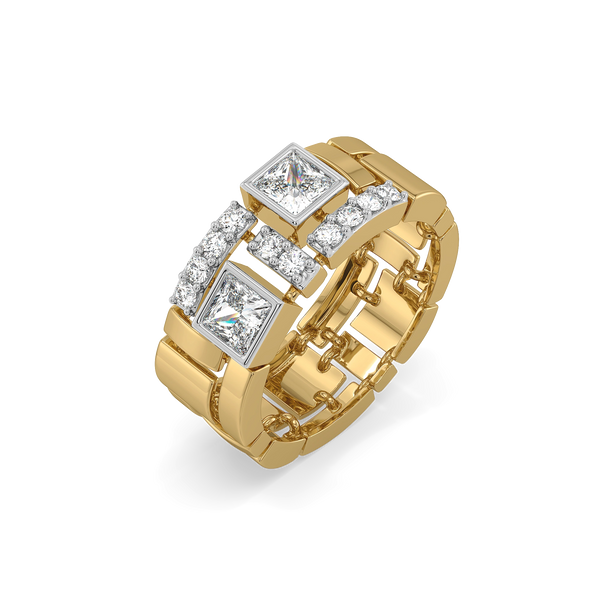 Stronghold - Pure Gold Lab Diamond Men's Ring