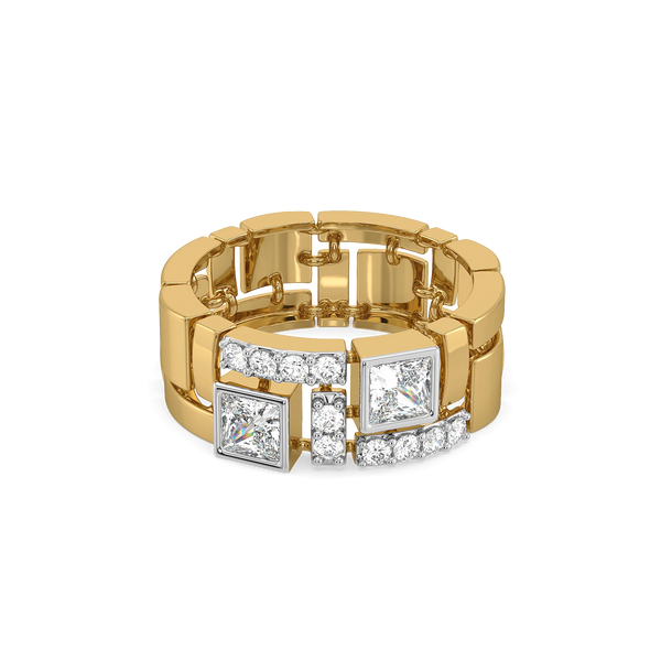 Stronghold - Pure Gold Lab Diamond Men's Ring