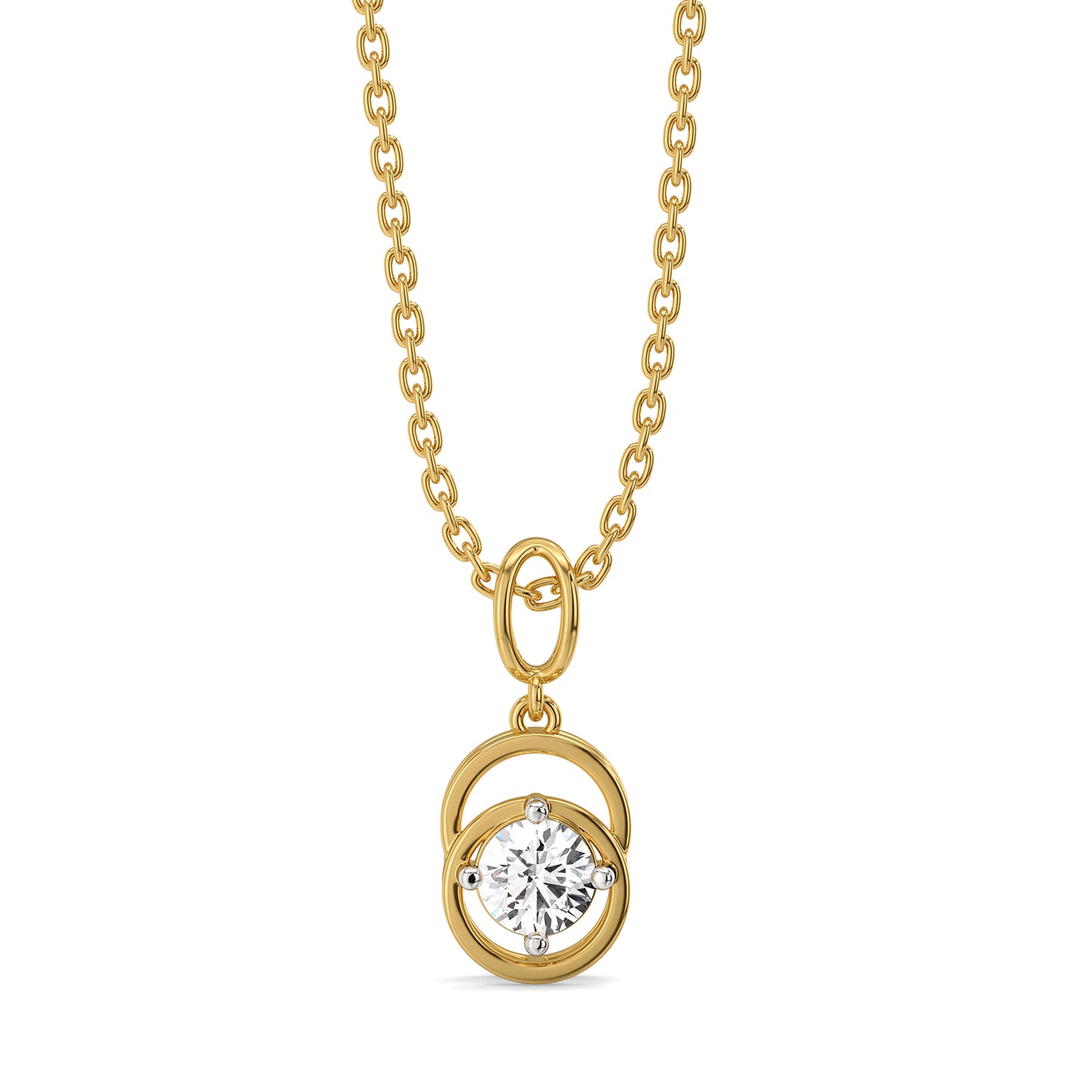 Celeste Dew - Pure Gold Lab Diamond Pendant