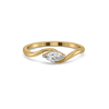 Buy Astra Marquise SolitairePure Gold Lab Grown Diamond Ring Online - Lukson