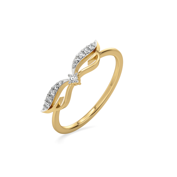 Lukson Featherlight Grace Pure Gold Lab Grown Diamond Fashion Ring