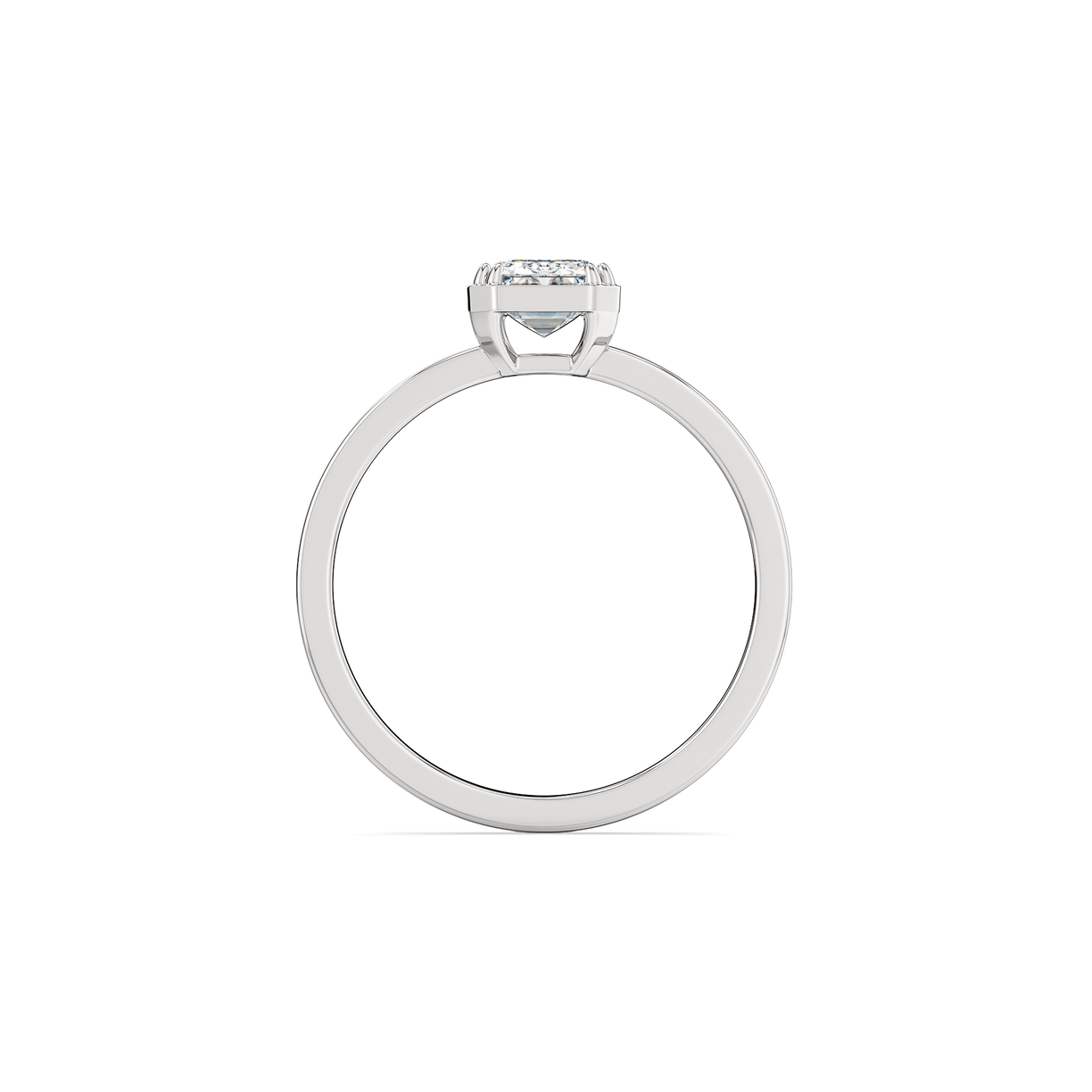 Echo of Emerald - Pure Gold Lab Diamond Ring