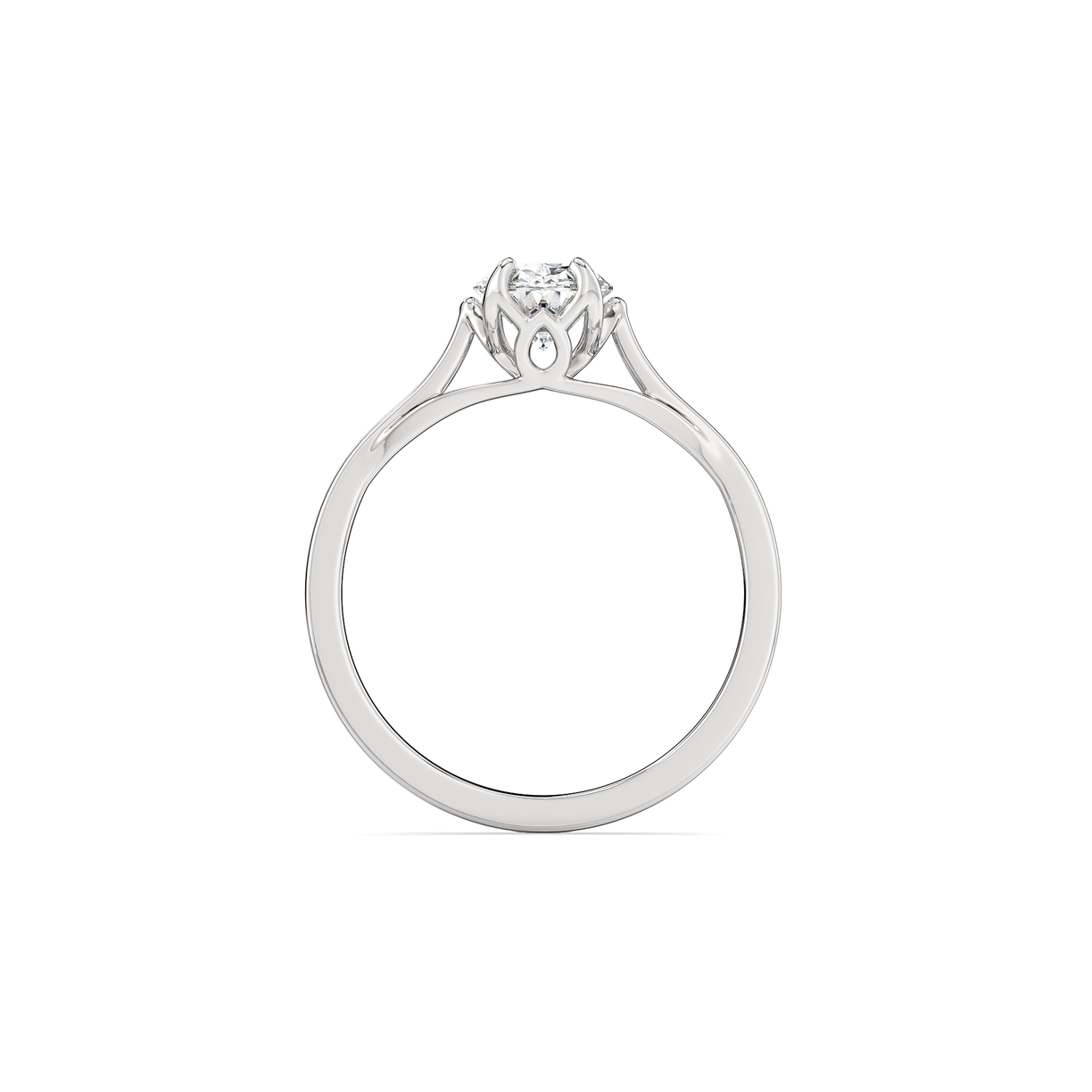 Timeless Oval - Pure Gold Lab Diamond Ring