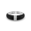Shadow Seal - Lab Diamond Men's Black Ring