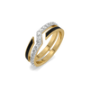 Black Axis Lab Diamond Men's Ring