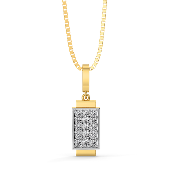 Solid Glint - Lab Diamond Men's Pendant