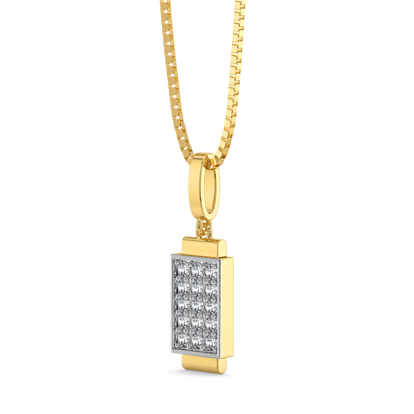 Solid Glint - Lab Diamond Men's Pendant