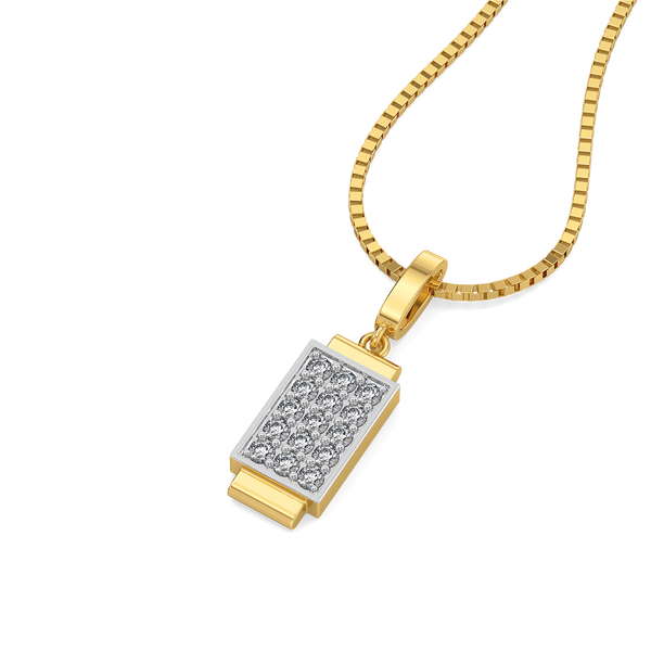 Solid Glint - Lab Diamond Men's Pendant