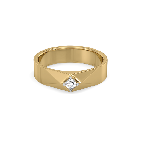 Buy Prime Edge Lab Grown Diamond Ring for Men's Online- Lukson