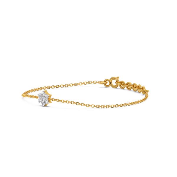 Floral Essence - Lab Grown Diamond Bracelet - Lukson