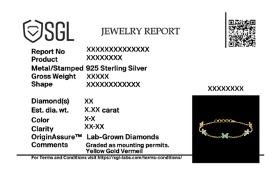 Certified Lukson Turquoise Butterfly - Lab Grown Diamond Station Bracelet