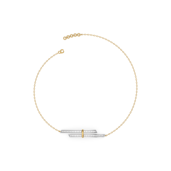 Edge of Elegance - Lab Grown Diamond Bracelet for Women - Lukson