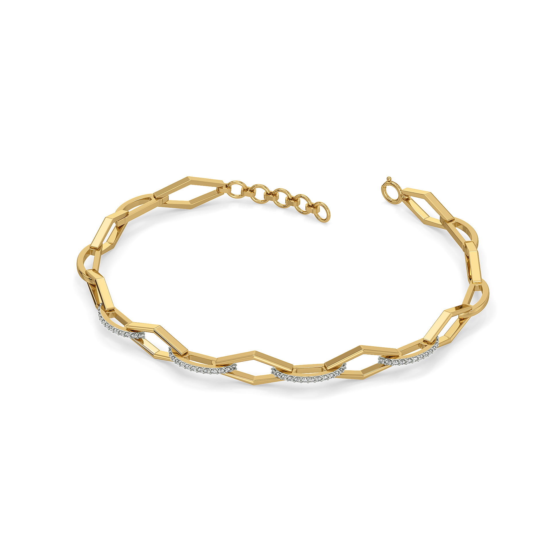 Eternal Link - Lab Diamond Tennis Bracelet