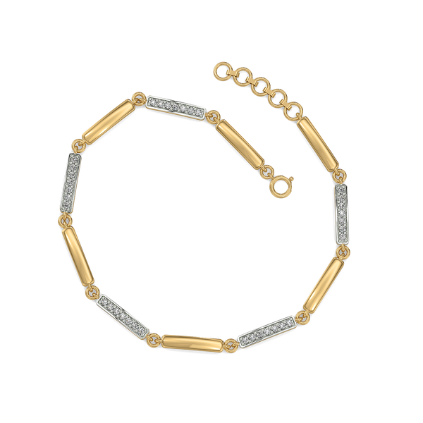 Simplicity Spark - Lab Grown Diamond Tennis Bracelet For Women - Lukson