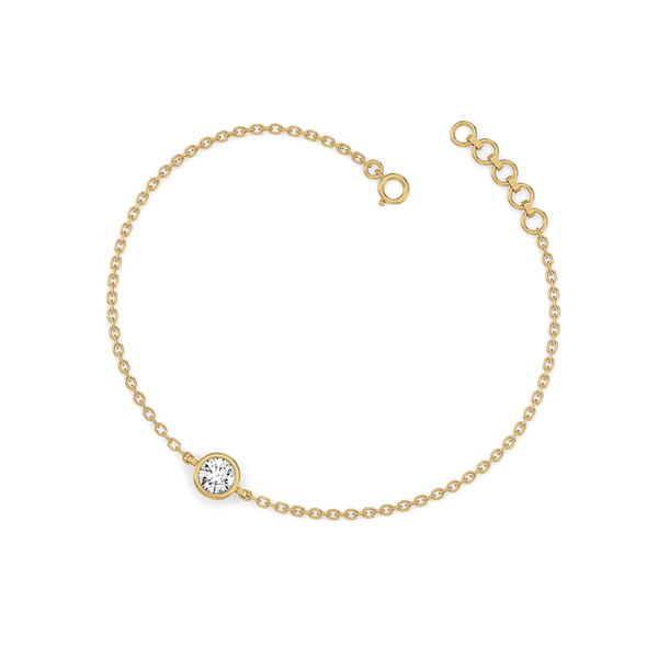 Eternal Shine - Lab Grown Diamond Solitaire Bracelet Online- Lukson