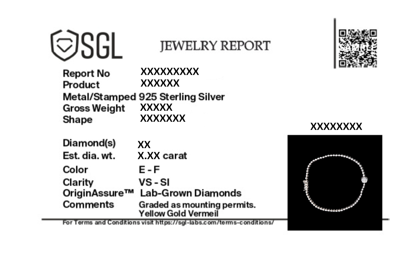 Luminous Charm - Lab Diamond Solitaire Bracelet