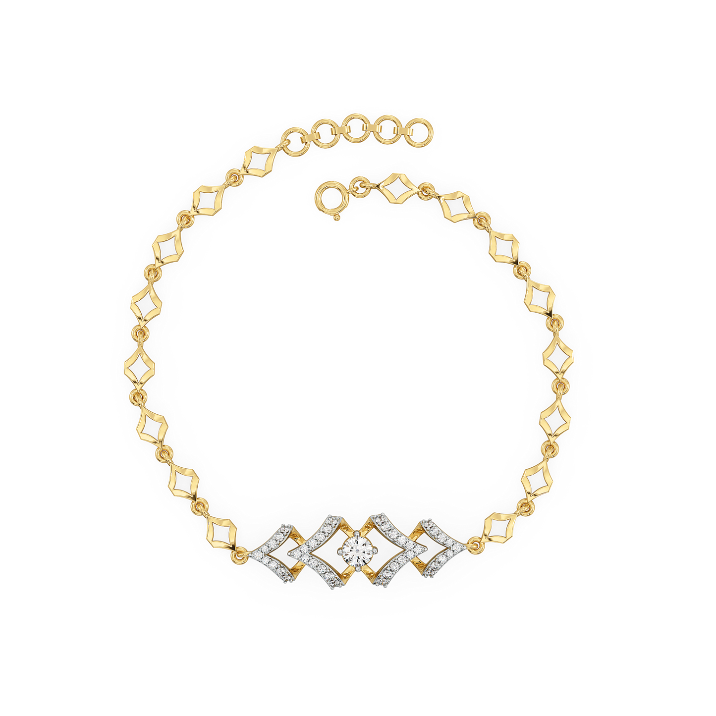 Fierce Aura – Lab Diamond Solitaire Bracelet