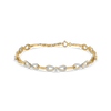 Lukson The Bow Knot - Lab Grown Diamond Tennis Bracelet