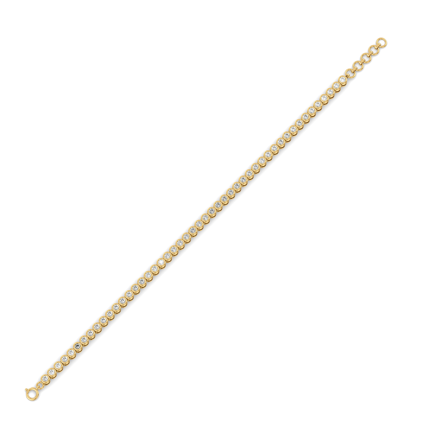 Rain-Dance - Lab Diamond Tennis Bracelet