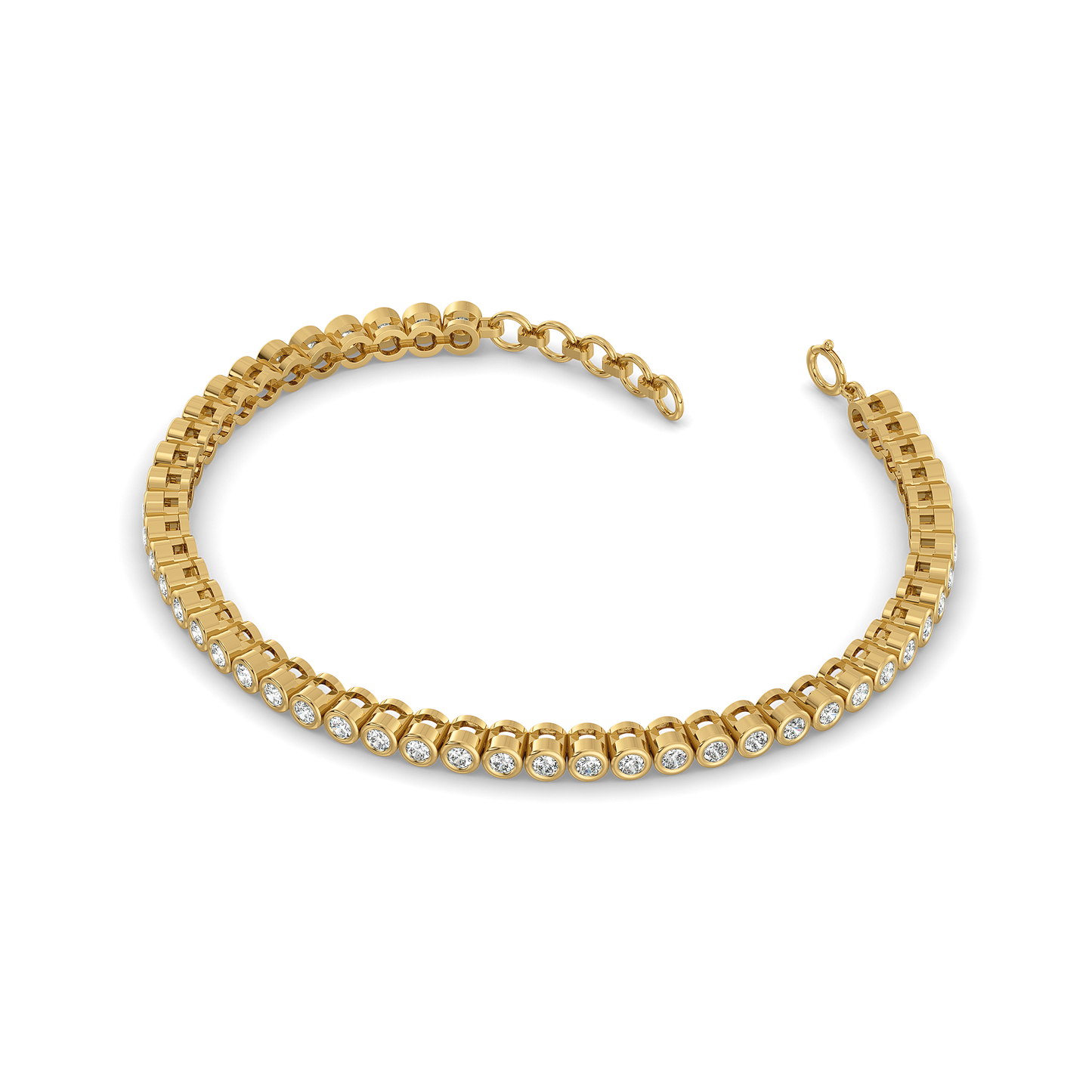 Rain-Dance - Lab Diamond Tennis Bracelet