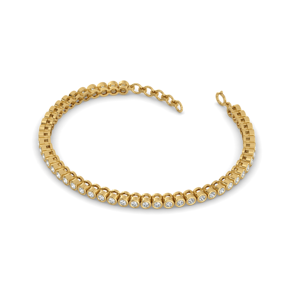 Rain-Dance - Lab Grown Diamond Tennis Bracelet for Women - Lukson