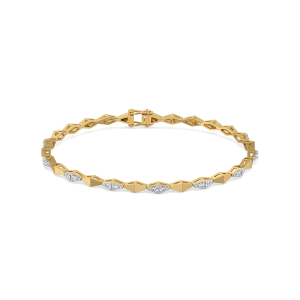 Lukson Radiance Edge - Lab Grown Diamond Tennis Bracelet