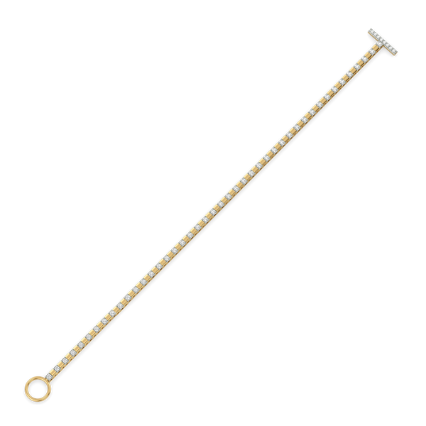 Classic Slim - Lab Grown Diamond Tennis Bracelet Online - Lukson