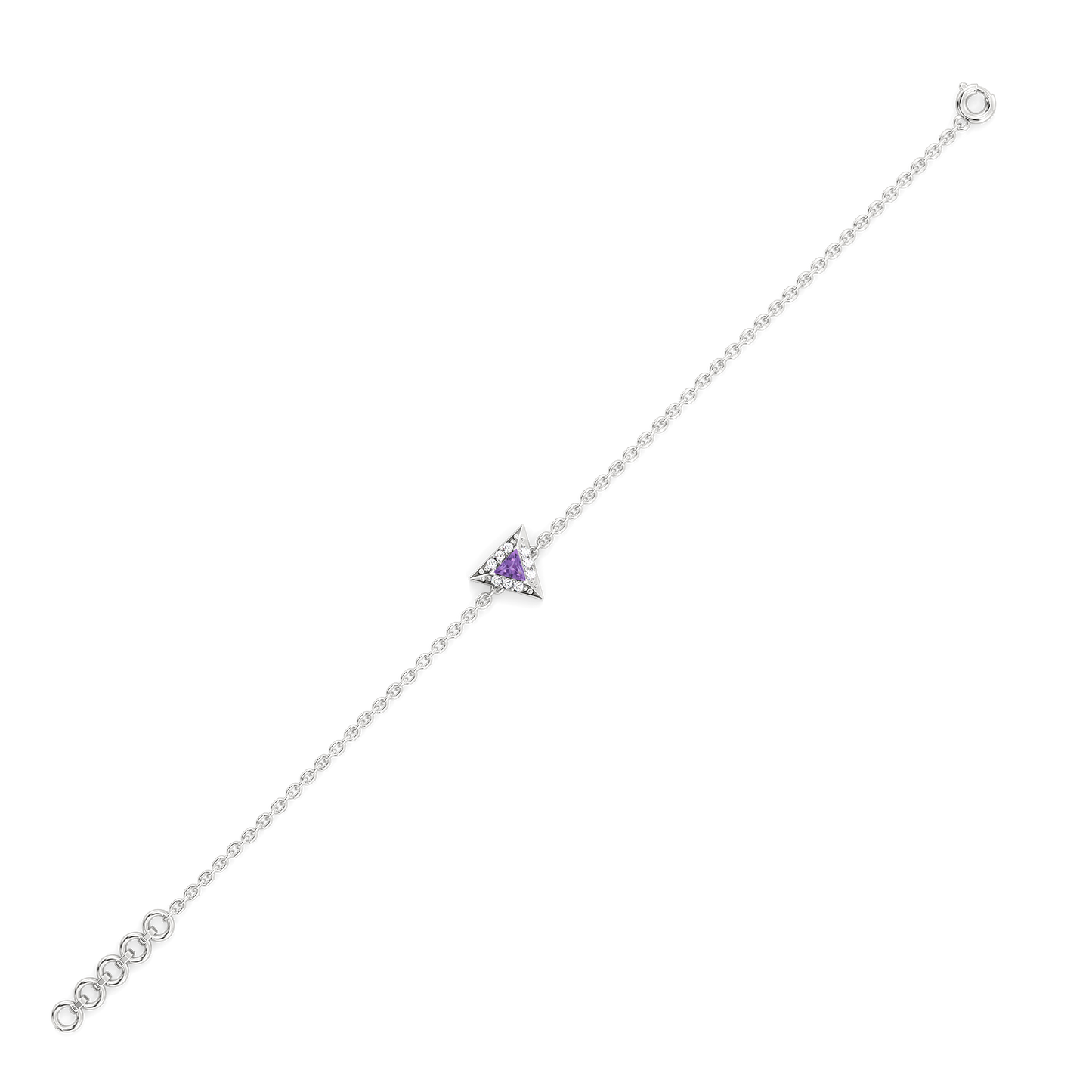 Ultra Violet Glow - Lab Diamond Bracelet
