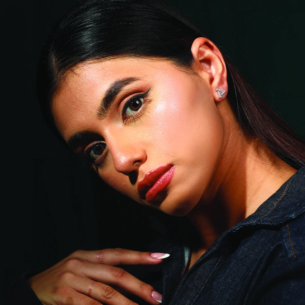 Lukson lab grown diamond sparkling studs