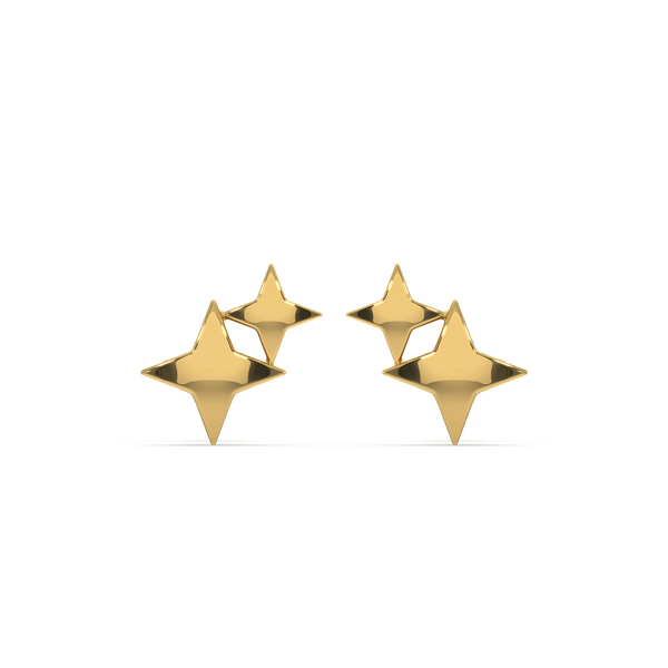 Twinkling Star Lab Grown Diamond Earrings - Lukson