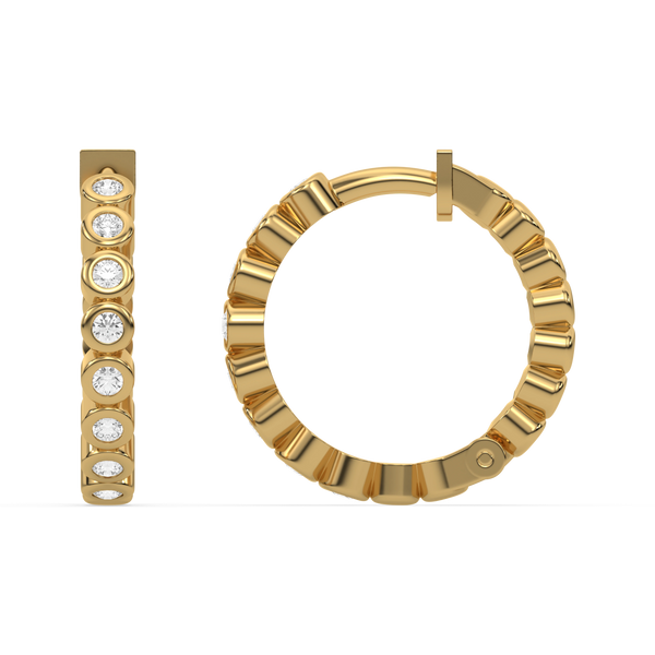 Lukson lab grown diamond everyday earrings