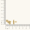 Petal Play - Lab Diamond Stud Earrings