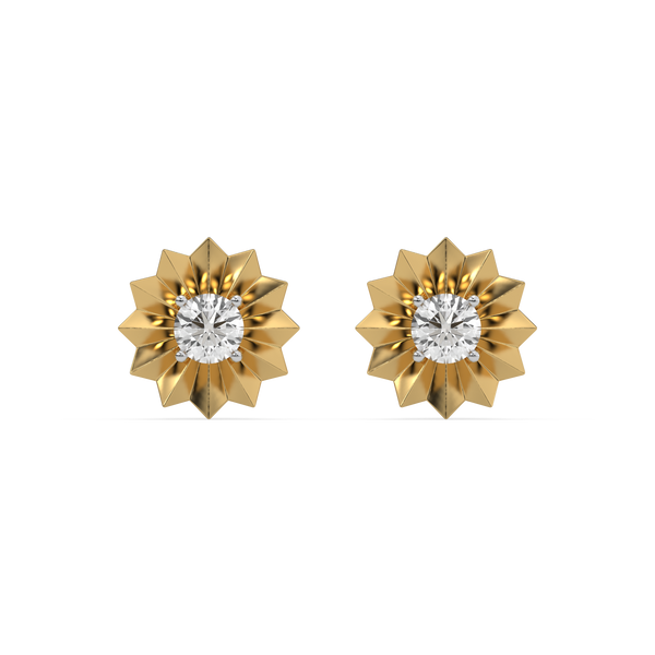 Lukson Lab grown diamond solitaire studs