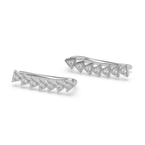 Prism Trail lab grown diamond cuff - Lukson