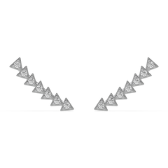 Prism Trail - Lab Diamond Ear Cuffs