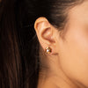 Hexa Solitaire Lab Diamond Stud Earrings