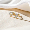 Lukson lab grown diamond heart studs