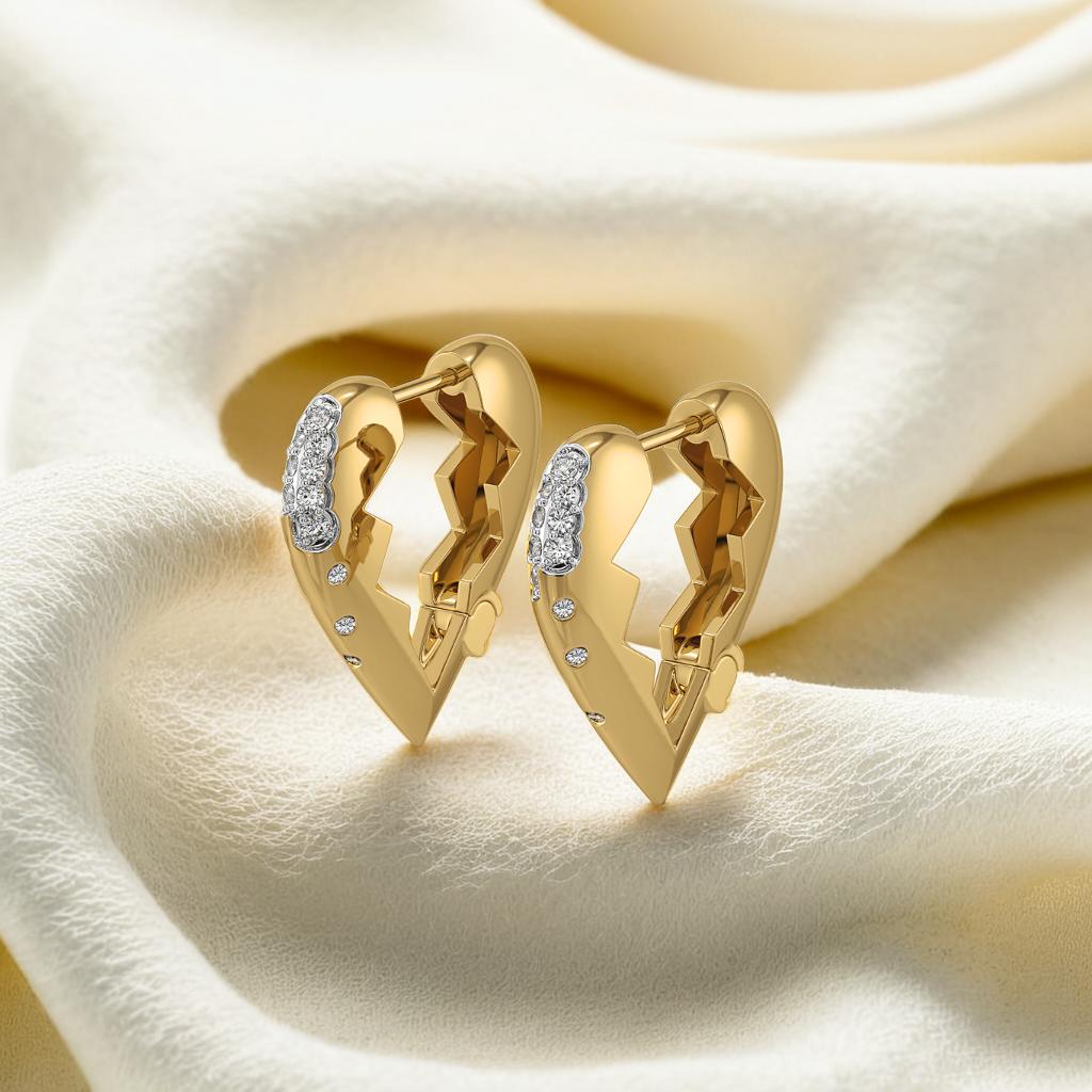 Unbreakable Bond - Lab Diamond Hoop Earrings