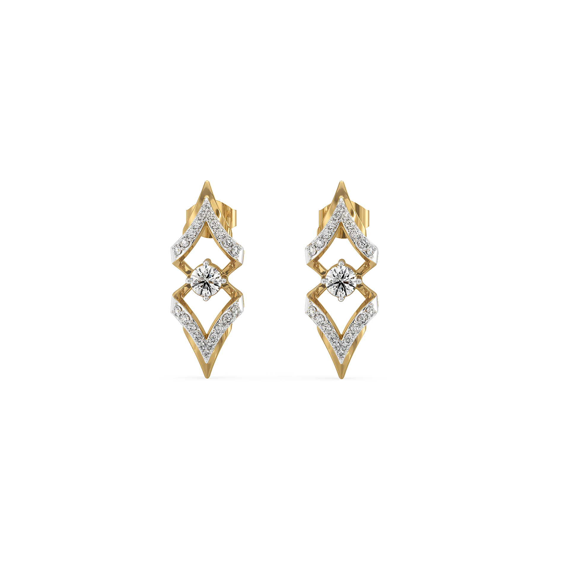 Fierce Aura – Lab Diamond Solitaire Earrings