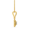 Liquid Gold - Pure Gold Lab Diamond Pendant