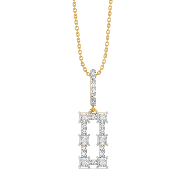Princess Pathway - Pure Gold Lab Diamond Pendant