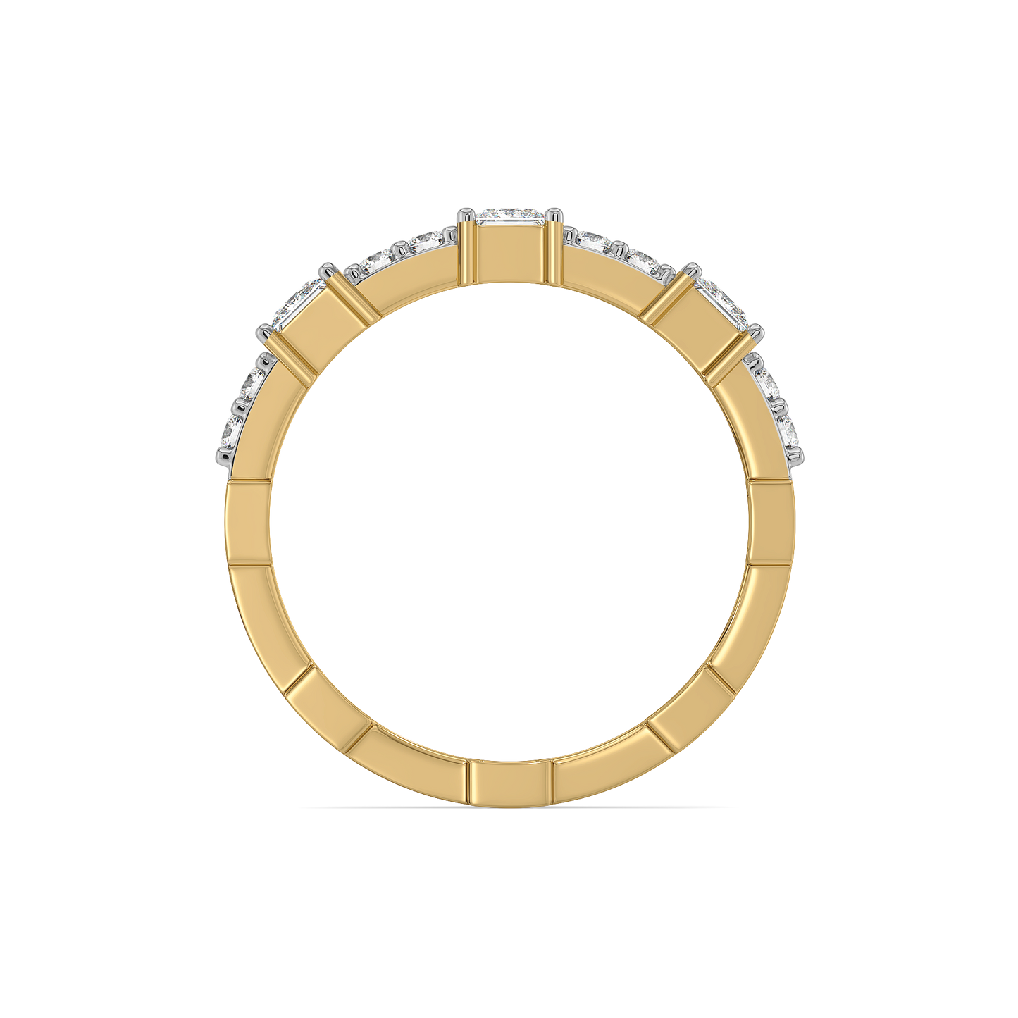 Princess Pathway - Pure Gold Lab Diamond Ring