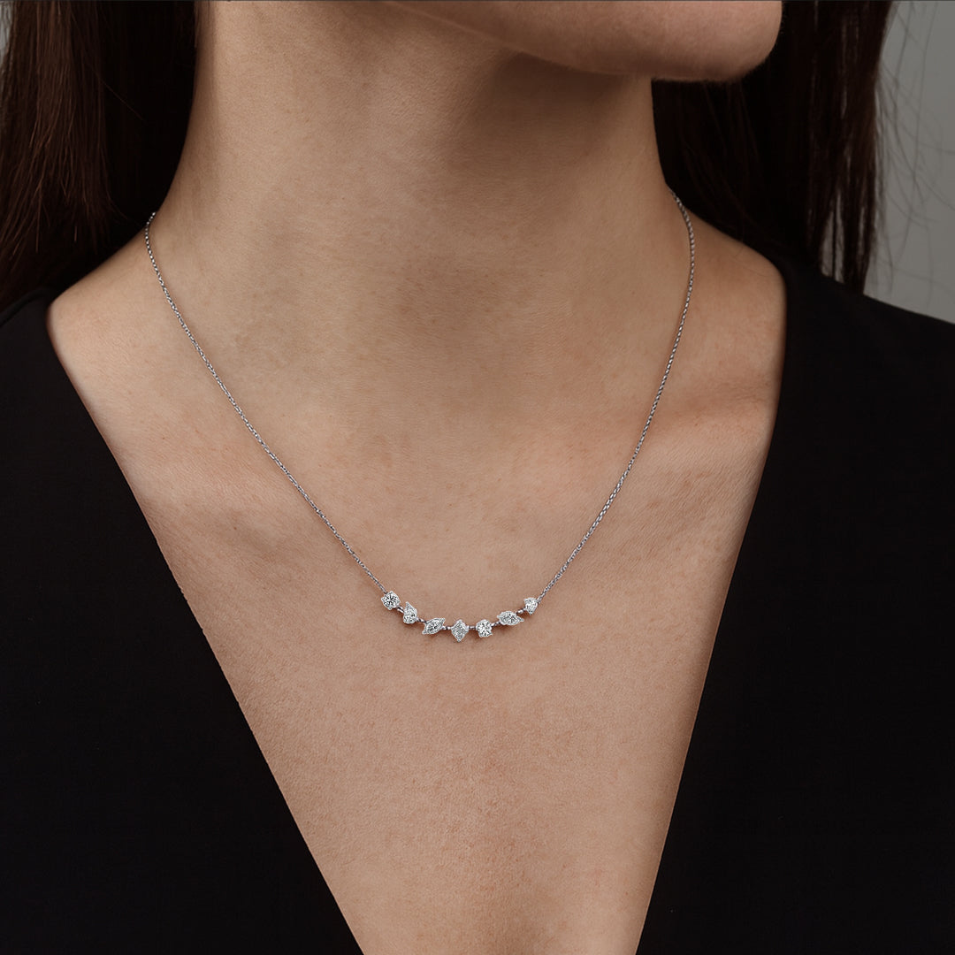 Diamond Cosmos - Pure Gold Lab Diamond Necklace