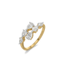 Pear Cross Lab Grown Diamond Ring