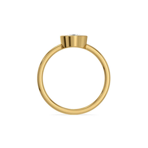 Oval Edge Lab Grown Diamond Ring