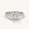 Lukson Snow Princess Pure Gold Lab Grown Diamond Solitaire Ring
