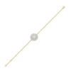 Moonlace Majesty Pure Gold Lab Diamond Bracelet -Top View