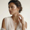 Moonlace Majesty - Pure Gold Lab Diamond Solitaire Necklace