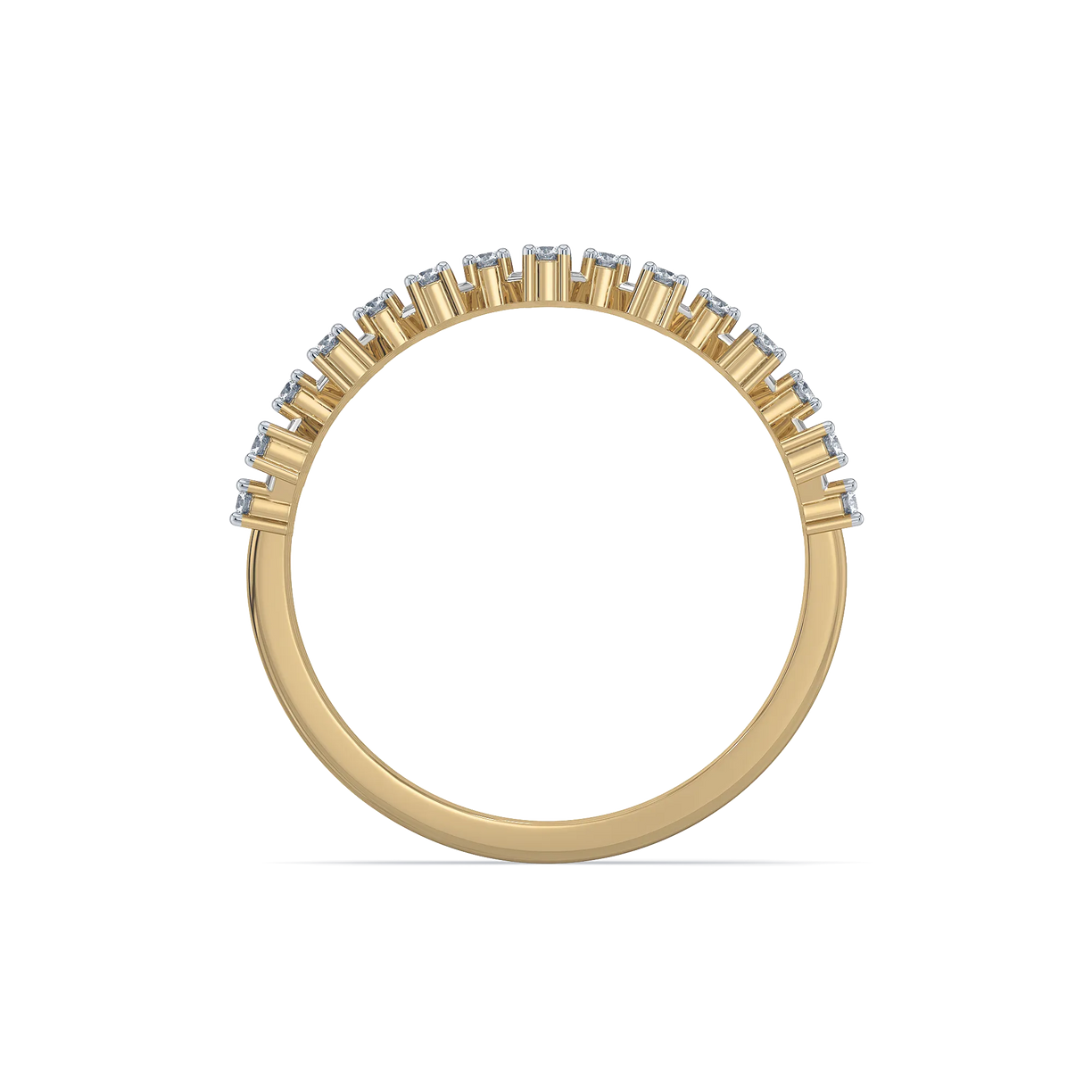 Moonlace Majesty - Pure Gold Lab Diamond Ring