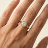 Lukson Solitaire Heart 14K Gold Lab GrownDiamond Ring